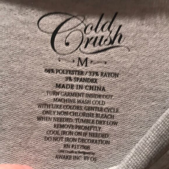 (5/$25) Cold Crush Hangry Sequin Emoji Sweatshirt - Picture 2 of 3